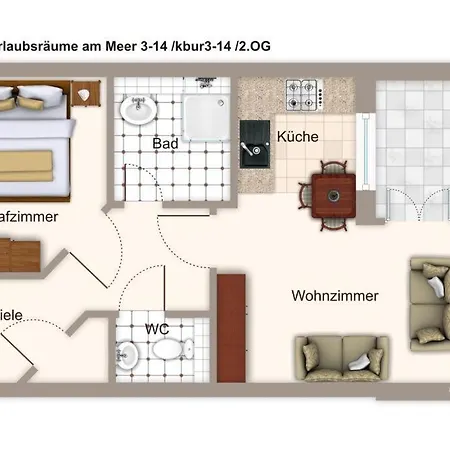 Urlaubsraeume Am Urlaubsraeume Am 3-14 * Ostseebad Kühlungsborn